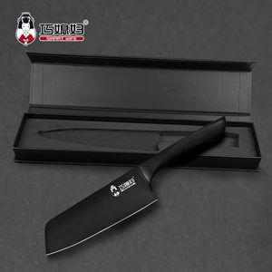 Cuchillo de cocina con recubrimiento negro, cuchillo de carnicero con mango hueco de acero inoxidable, venta - Product Image 4