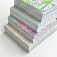 Bloc-notes épais 120 feuilles, journal d'écriture imprimé recto-verso, papier intérieur pour scrapbooking, carnet, papeterie DIY