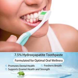 Fluoride Free <b>Toothpaste</b> 7.5% Nano Hydroxyapatite Whitening Enamel Repair Sensitive Teeth Mint Oral Care 120g - Product Image 5
