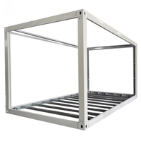 Structure de maison conteneur préfabriquée empilable, durable, en acier galvanisé, moderne, à assemblage personnalisé, économique, 20 pieds, 40 pieds