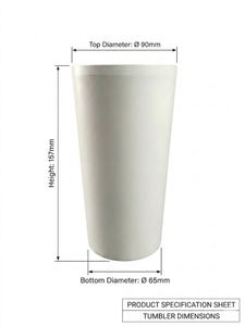 Gobelet à café réutilisable en paille de blé 20OZ/600ML avec logo personnalisé imprimé - Tasse de voyage compatible micro-ondes, recyclable et légère - Product Image 2