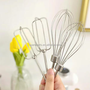Accessoires de batteur à oeufs en acier inoxydable adaptés aux mélangeurs électriques mélangeurs de cuisine professionnels et fouets à oeufs électriques - Product Image 1