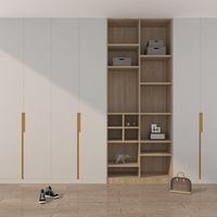 Poignée d'armoire en forme de L, alliage d'aluminium épais, poignée de carte de garde-robe, poignée de bord de tiroir, type de porte intégrée