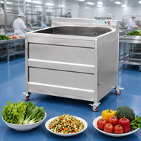 BlinkSong Professionele Fruit- en Groentereinigingsmachine 304 RVS Belletjeswasser met Ozon voor Foodservice en Restaurants