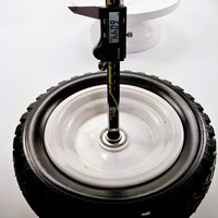 Mousse d'unité centrale solide résistante utilisée pour le pneu de chariot utilitaire de camion de main 10 pouces 3.50-4 roues de brouette électrique de jante en plastique