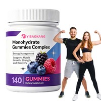 Gummies multivitaminées OEM pour l'énergie, le métabolisme, le soutien immunitaire, la force musculaire et la récupération, marque privée OEM, vente en gros, usage adulte