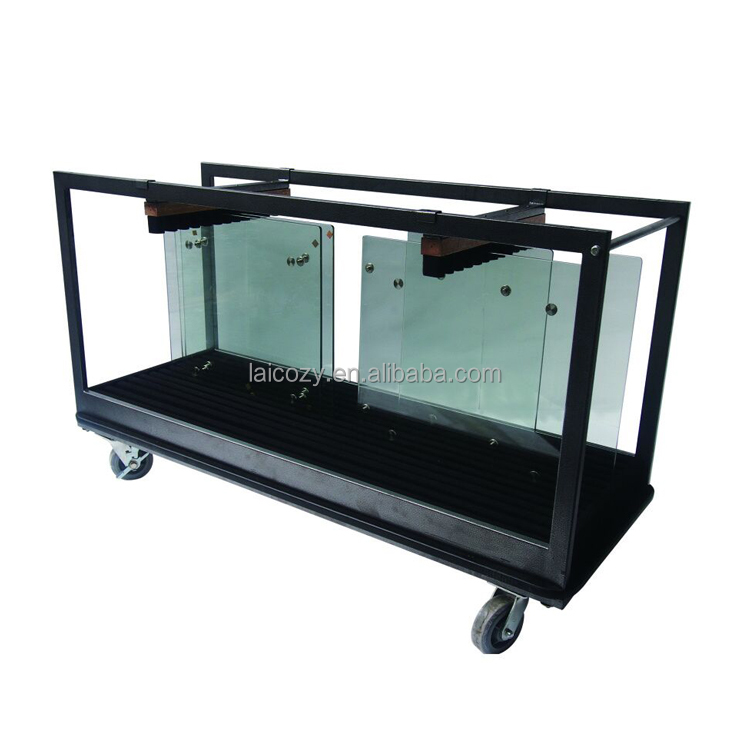  Glass trolley