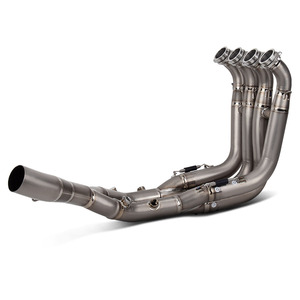 ชุดแต่งท่อไอเสียรถจักรยานยนต์ ไทเทเนียม ท่อหน้า สำหรับรถแข่ง ใช้ได้กับท่อเก็บเสียงเดิมของ <span class=keywords><strong>BMW</strong></span> <span class=keywords><strong>S1000RR</strong></span> S1000R <span class=keywords><strong>M1000RR</strong></span> M1000R ปี 19-25 - Product Image 1