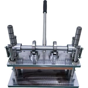 Mesin Press Penutup Sekrup Semi-Otomatis Stainless Steel untuk Meja Kerja, Operasi Manual, Pengumpanan Cepat, untuk Kardus Kayu - Product Image 1