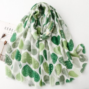 Newest Custom High Quality Breathable Scarves Hijabs Summer Tropical Fashion Soft Viscose Sunscreen Shawls Women - Product Image 1