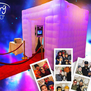 Boîtier de photomaton à 360 degrés pour les fêtes de mariage compatible avec les smartphones iPad Camera SLR - Product Image 1