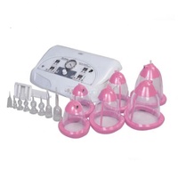 Appareil numérique portable de massage par vibration et aspiration pour l'augmentation mammaire, en silicone et plastique, compatible 110V/220V, garantie 1 an