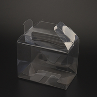 Boîte d'emballage transparente pour bonbons aux pommes, personnalisée