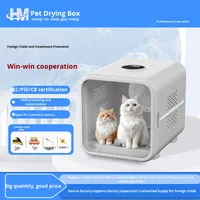 Séchoir automatique intelligent et silencieux pour chiens et chats avec protection contre la surchauffe, écologique, 220V, boîte de séchage pour animaux de compagnie avec contrôle de la température pour cage