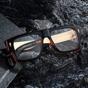 Gafas de Sol ZS-98355B para Hombre, Montura Cuadrada, Lentes de PC con Protección UV400, Montura Negra, Gafas de Protección Solar de Moda para Exteriores - Product Image 2