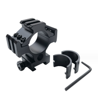 Accessoires de chasse Support de lampe de poche 30mm Support de portée