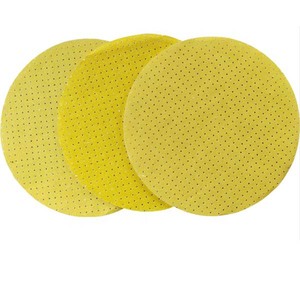PMS 225mm Trockenbau Mehr löcher Gelbe Schleifpapiers cheibe Trockenbau schleifer Klett schleif scheibe - Product Image 3