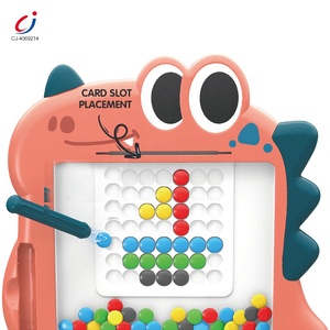 Pizarra Magnética de Dibujo con Cuentas de Dinosaurio Chengji Stationery, Arte de Puntos, Juguete Educativo para Niños, Tablero de Dibujo con Cuentas Magnéticas - Product Image 4