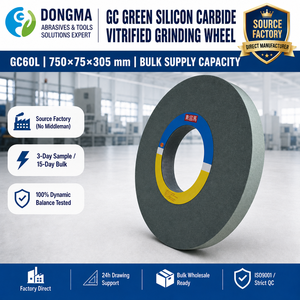 ใบเจียร์ซิลิคอนคาร์ไบด์สีเขียวขนาด 750 มม. รุ่น GC60L สำหรับงานเจียร์หนัก ผลิตโดย Manufacturer เหมาะสำหรับเครื่องมือทังสเตนคาร์ไบด์ - Product Image 1