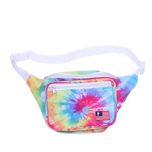 Unionpromo Customพิมพ์ไนลอนFanny Pack Tie-Dyeกีฬาเอวกระเป๋าสไตล์แฟชั่นAll Seasons-สําหรับฤดูร้อนฤดูใบไม้ผลิฤดูหนาวฤดูใบไม้ร่วง