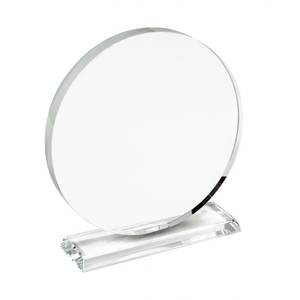 Placa de Premio de Cristal Redonda Lisa de 60 mm - Product Image 1
