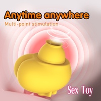 Simulierter Hühnchen-Vibrator Klitoris-Stimulation & Brustwarzen-Massagegerät Frauen-Masturbator