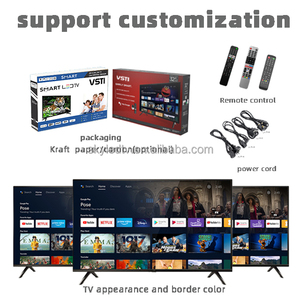 43 Inch LED Smart HD HDTV Frameless 60Hz 1080P Android Wireless WiFi <b>Portable</b> Black Wide Screen Television - Product Image 6