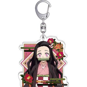 (5551 ~ 5563) 41 estilos Demon Slayer <span class=keywords><strong>Kimetsu</strong></span> <span class=keywords><strong>No</strong></span> <span class=keywords><strong>Yaiba</strong></span> plástico acrílico Anime llavero colgante doble cara llavero joyería - Product Image 4