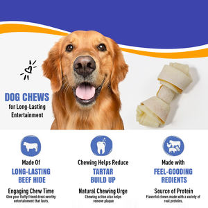 Pal's Delight Dog High Protein Rawhide Chews Clean Teeth Pet Food 2.5 "Rawhide Bone avec Poulet 10CT pour Dog Snack and Treats - Product Image 4