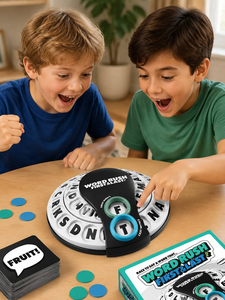 Ruota delle <span class=keywords><strong>Parole</strong></span>, <span class=keywords><strong>Gioco</strong></span> <span class=keywords><strong>di</strong></span> Gare <span class=keywords><strong>di</strong></span> <span class=keywords><strong>Parole</strong></span>, <span class=keywords><strong>Gioco</strong></span> da Tavolo Educativo Interattivo per Famiglie e Bambini - Product Image 6