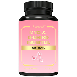 קפסולות תמיכה בבריאות השחלות של OEM Flo, מיו אינוזיטול ו-D קירו אינוזיטול ביחס 40:1, תוסף תזונה לאיזון הורמונלי לנשים - Product Image 1