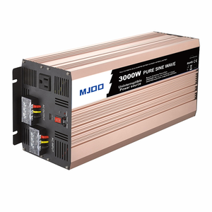 MJOO Onde sinusoïdale pure <span class=keywords><strong>12v</strong></span> 24V à <span class=keywords><strong>220v</strong></span> Onduleur 3 étages <span class=keywords><strong>Chargeur</strong></span> de batterie 3000w Dc Ac Voiture <span class=keywords><strong>Camping</strong></span>-<span class=keywords><strong>car</strong></span> RV Camper Van Onduleur - Product Image 1