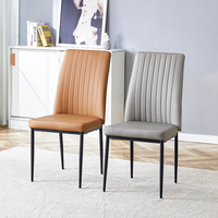Usine produit des meubles de restaurant pas cher en gros chaises de salle à manger en cuir chaises de cuisine modernes