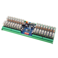 Module de relais de communication Huaqingjun 32 canaux RS485 232 Modbus RTU DC12V/24V Module de sortie de relais pour induction ETC
