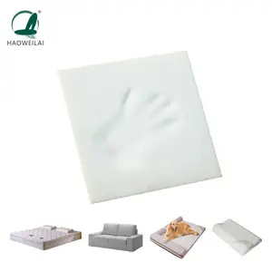 Factory Memory Foam High Rebound Sponge Resiliency Medium Density Pu Foam Block For Mattress