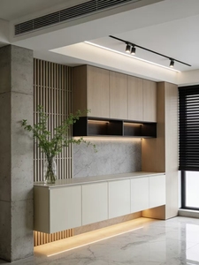<span class=keywords><strong>Aparador</strong></span> Moderno Italiano Minimalista Personalizable de Alta Calidad, Mueble Buffet con Diseño de Paneles para Comedor, Sala de Estar, Hotel - Product Image 4