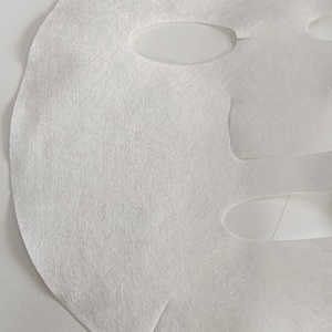 Feuille épaisse de masque facial de fibre de bambou de fibre végétale absorbant hydratant débarbouillette de soin de la peau - Product Image 2