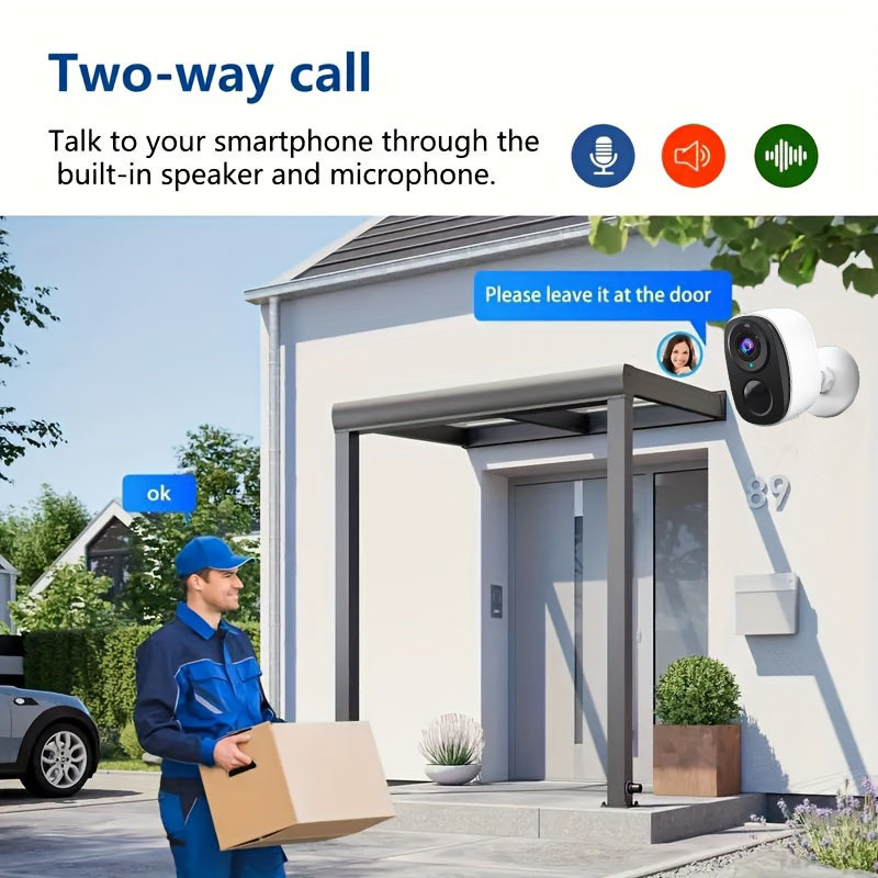 MINI WIFI Solar Security Cameras Wireless Outdoor Battery Camera + Solar Panel · image 6
