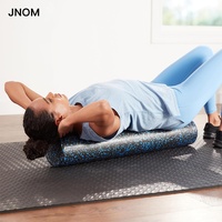 Rodillo de Espuma con Logotipo Personalizado para Fitness Negro de Alta Densidad Eje de Espuma para Yoga