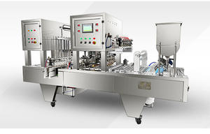 Tự động quay cốc sữa chua lỏng làm đầy và niêm phong máy, tự động cốc thạch Máy chiết rót - Product Image 2