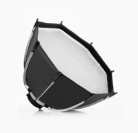 Mini support Bowens à dégagement rapide PS30/45/50cm en PVC pour flashs portables d'extérieur et grille en nid d'abeille LED