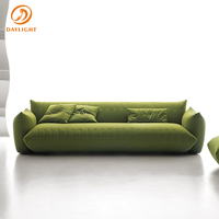Ensemble de canapés modulaires en tissu de luxe au design italien moderne et créatif pour appartements, hôtels, centres commerciaux et salles de sport