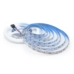 JEV SMD5050 IP20 IP44 IP68 RGBW LED tali strip Top Seller tegangan rendah DC24V 12mm lebar PCB 60LED/m taman tema perunggu