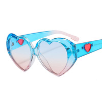 7531 vente en gros nouvelle mode Macaron belle pêche couleur voyage fête lunettes de soleil