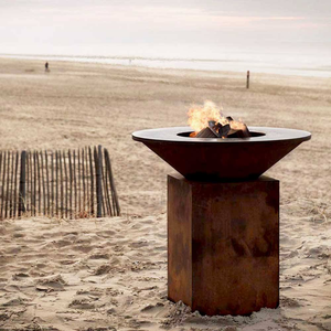 Customized Corten Steel Fire Pit Heavy Duty <b>BBQ</b> - Product Image 2