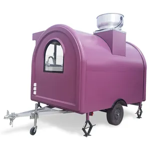 BBQ burger pizza shop snack kebab custom kitchen mobile coffee trailer food van truck with VIN CE DOT