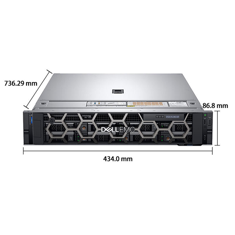 BatteryEnterprise Poweredge R7525 Шасси сервера 2u Amd Epyc7763/128G/480G*2+8T*3/H755/800W