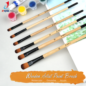 Spazzola <span class=keywords><strong>per</strong></span> pittura personalizzata Spazzola in Nylon 6 pz spazzola <span class=keywords><strong>per</strong></span> artista piatta/rotonda/angolare <span class=keywords><strong>per</strong></span> pittura acrilica ad olio ad acquerello - Product Image 3