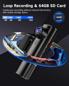 Phía Trước Và Phía Sau 4K Với Acc Hardwiring Ba Kênh Dashcam Ultra HD Với Phần Cứng <span class=keywords><strong>Kit</strong></span> Đối Với M10max 2K 1440P Dash Cam - Product Image 4