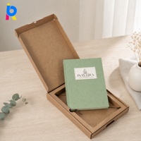 Livre d'or de luxe personnalisé en tissu de lin écologique pour événements de mariage, avec dorure à chaud, vente en gros en usine